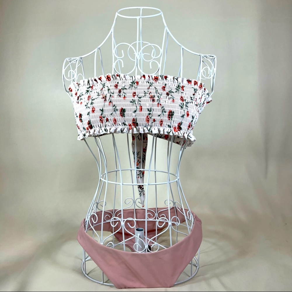 Flirty Floral Bandeau Bikini